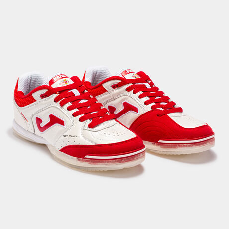 Futsal shoes Top Flex 21 indoor El Pozo white red | JOMA®