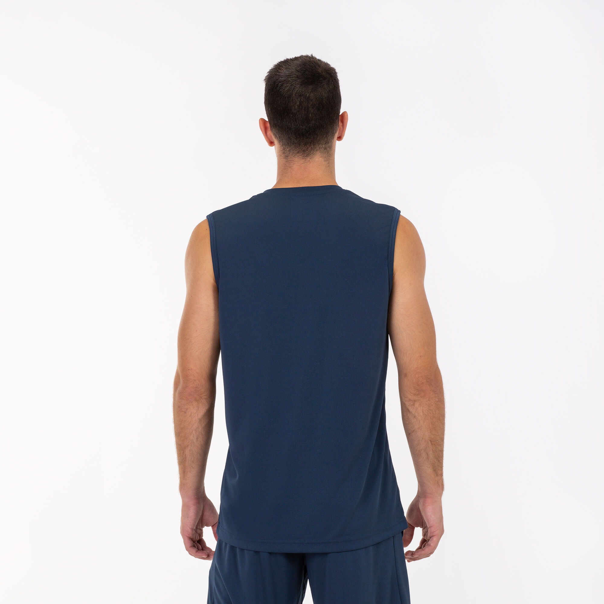 Sleeveless t-shirt man Combi navy blue