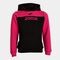 Sudadera con capucha ni&ntilde;a Park negro fucsia