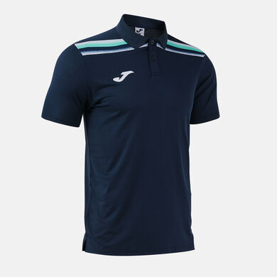 Polo shirt short-sleeve man Toledo II dark navy green
