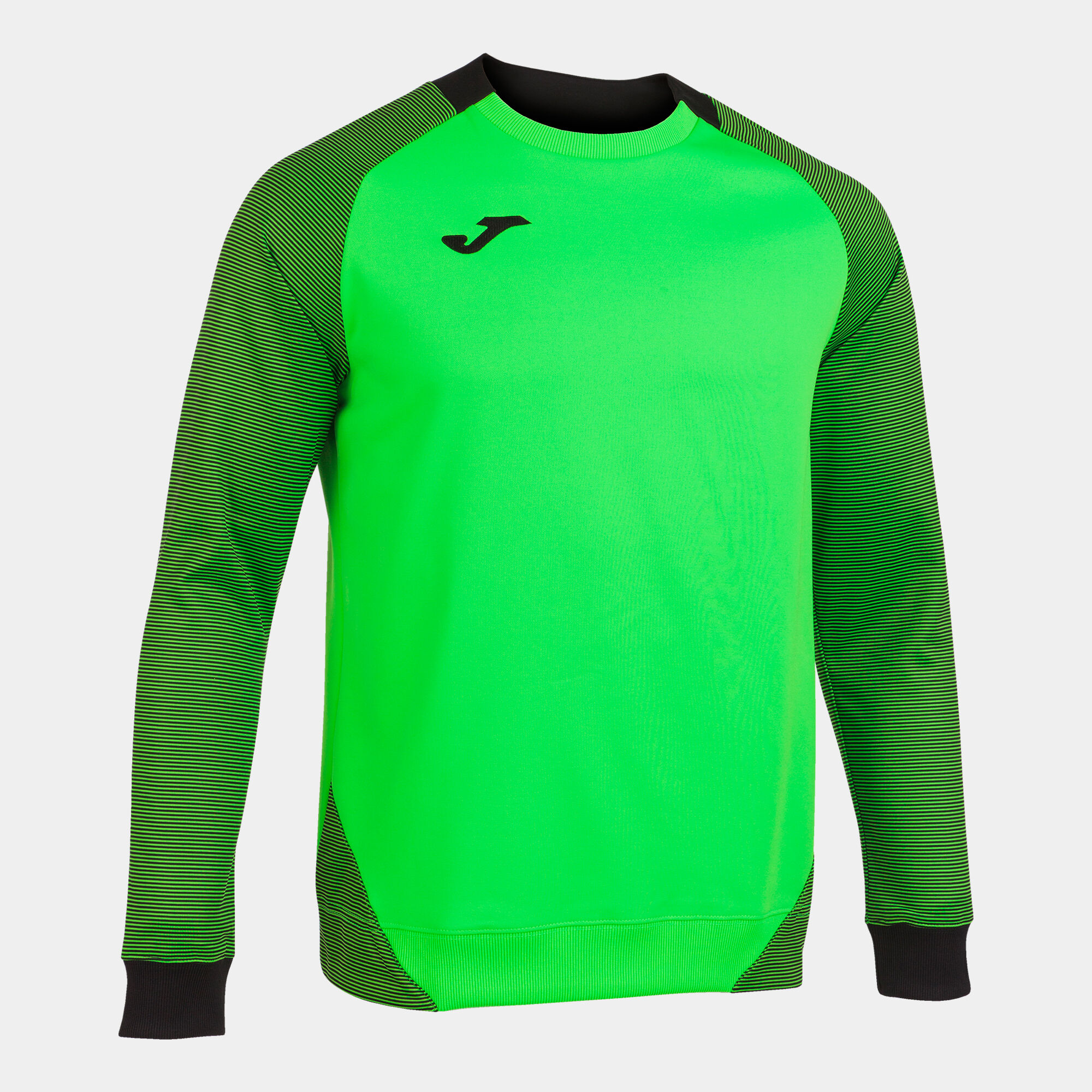 Sweat-shirt homme Essential II vert fluo noir