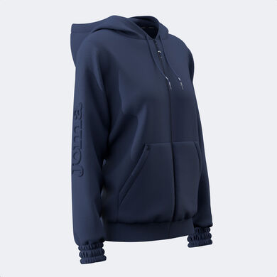 Casaco com capuz mulher Urban Street azul marinho