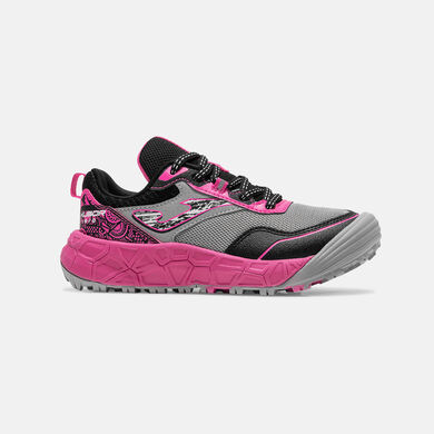 Trail-running shoes Kubor Jr 26 junior gray fuchsia