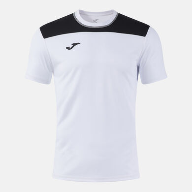 Shirt short sleeve man Phoenix III white black