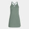 Dress woman Torneo green