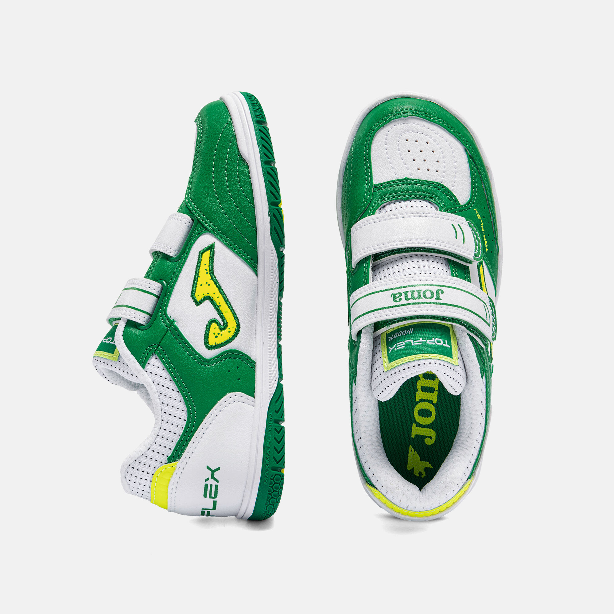Futsal shoes Top Flex Jr 26 indoor junior green | JOMA®