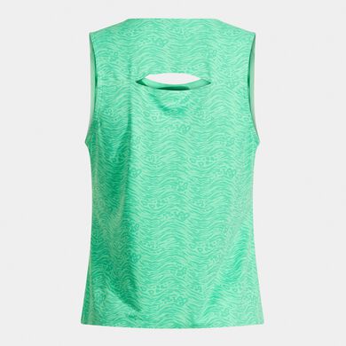 T-shirt senza maniche donna Challenge turchese