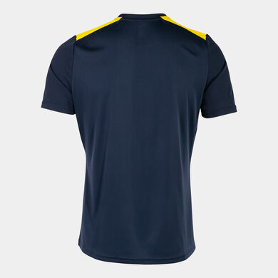 Kurzarmshirt mann Championship VII marineblau gelb
