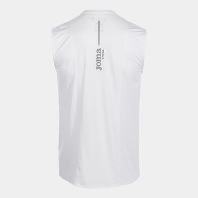 Camiseta sin mangas hombre Trail Helium blanco