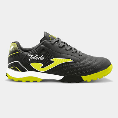 Botas f&uacute;tbol Toledo Jr 26 moqueta - turf junior negro
