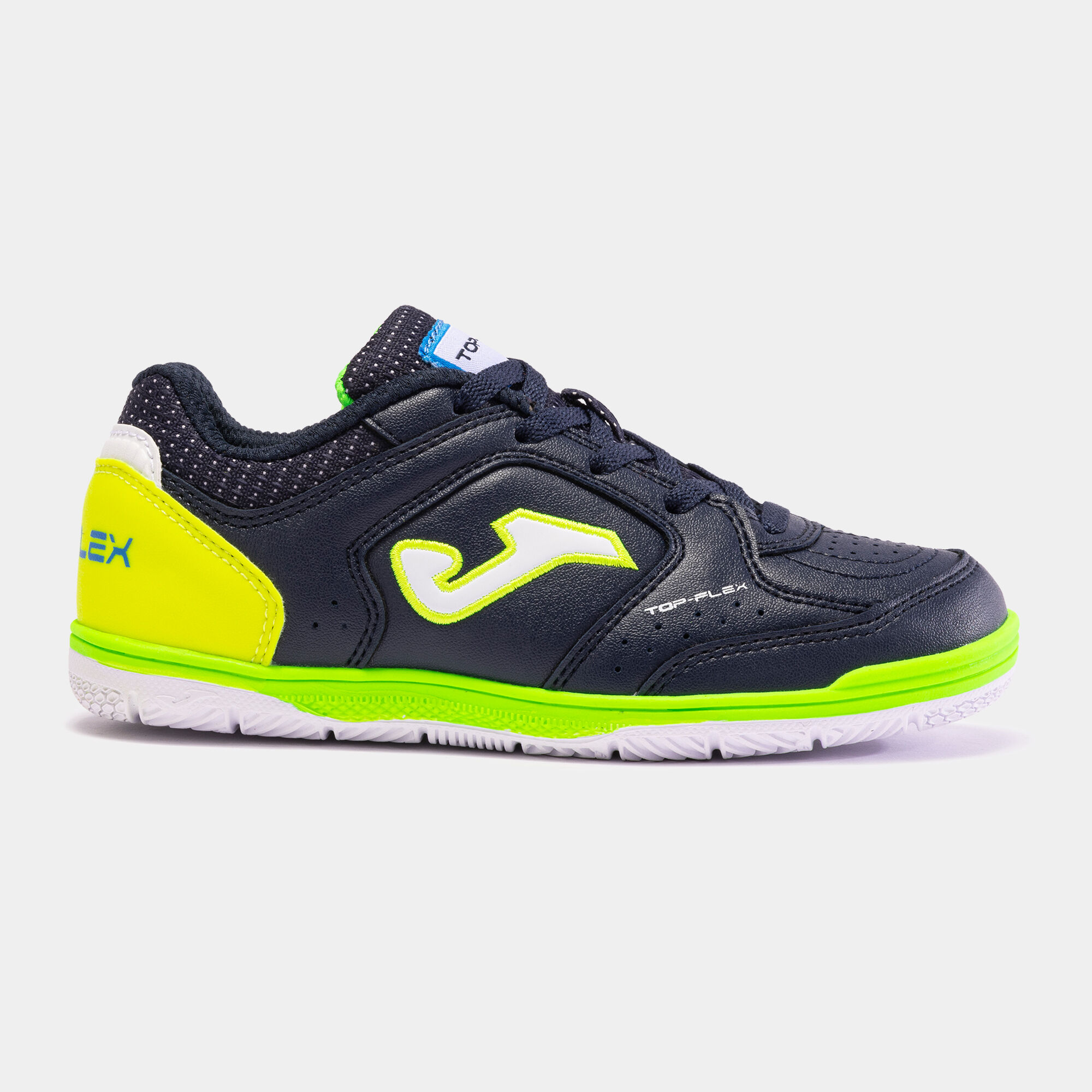 Futsal shoes Top Flex Jr 24 indoor junior navy blue yellow