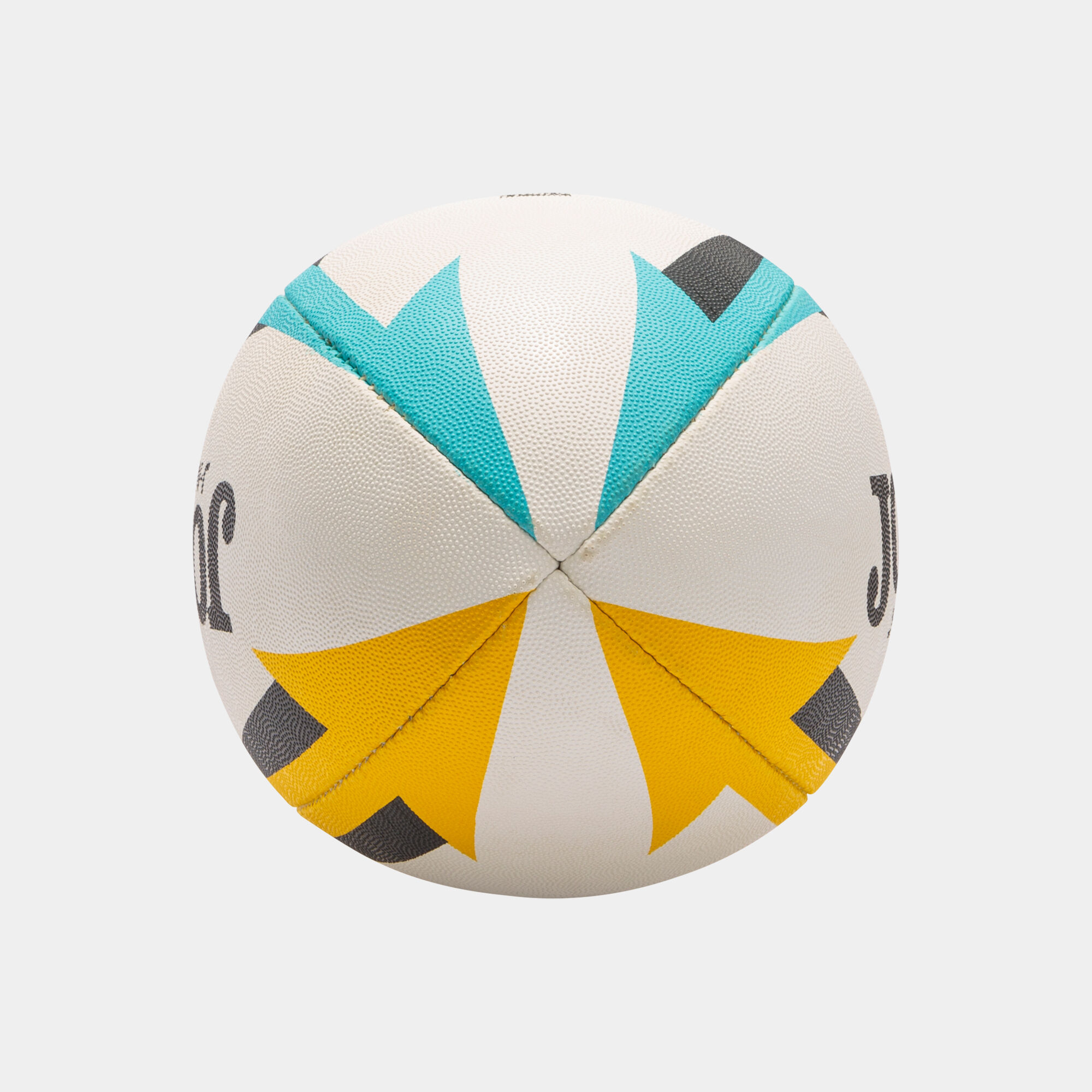 RUGBY BALL J-MAX WHITE YELLOW BLUE