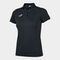 Polo manches courtes femme Hobby noir