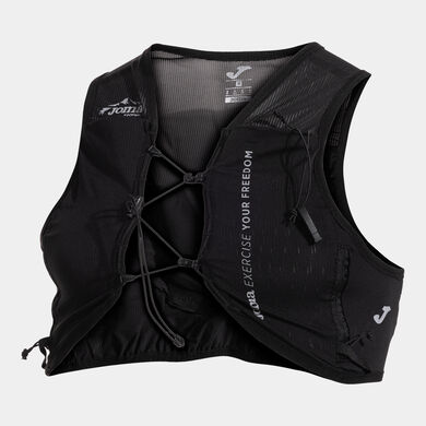 Trail-running hydration vest R-Nature black