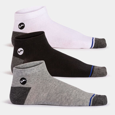 Calcetines hombre Rim blanco gris melange negro