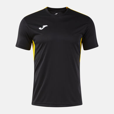 Camiseta manga corta hombre Winner IV negro amarillo