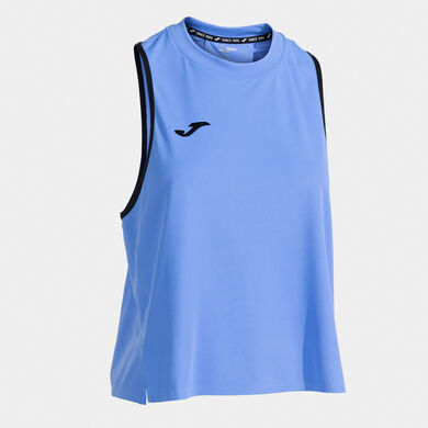 T-shirt de al&ccedil;a mulher Smash azul