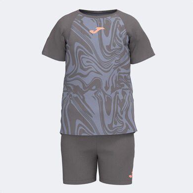 Ensemble junior Kids Camp bleu gris