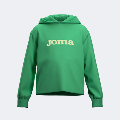 Camisola com capuz júnior New Metaverse verde