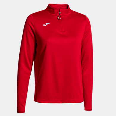 Sudadera mujer Running Night rojo