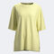 T-shirt manga curta mulher Breath amarelo