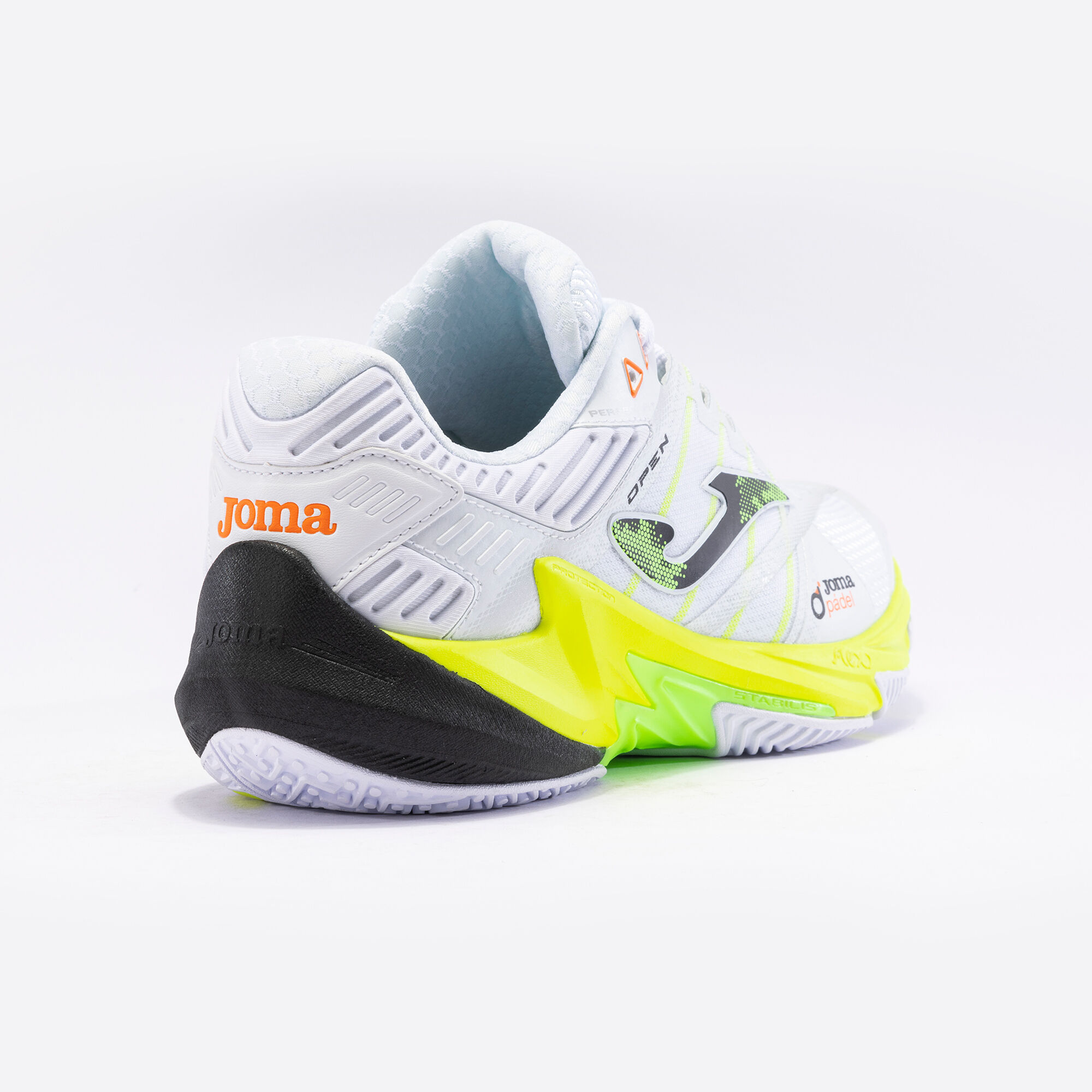 Shoes Open Men 24 man white fluorescent yellow