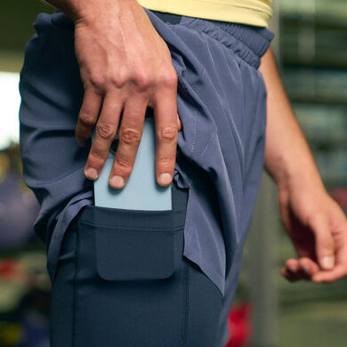 Bermuda shorts man Indoor Gym blue