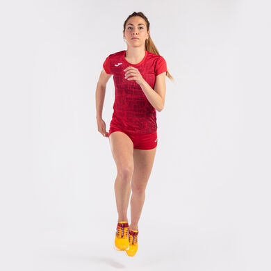 Maillot manches courtes femme Elite VIII rouge