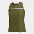 Camiseta sin mangas mujer Urban Street caqui