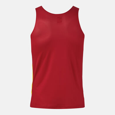 T-shirt de al&ccedil;a homem Picasho vermelho amarelo