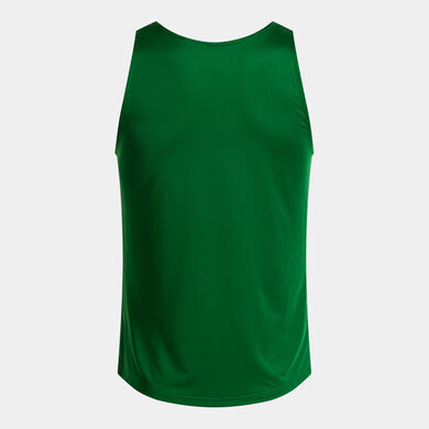 T-shirt senza maniche uomo Record III verde