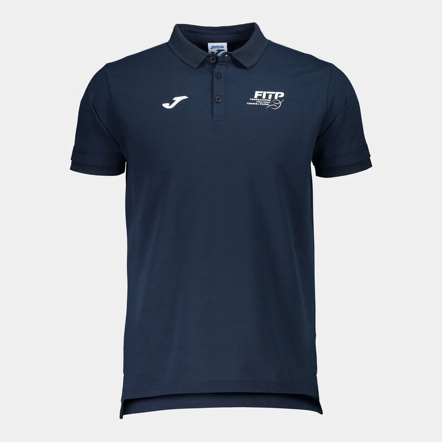 POLO MANGA CORTA FED. ITALIA TENIS