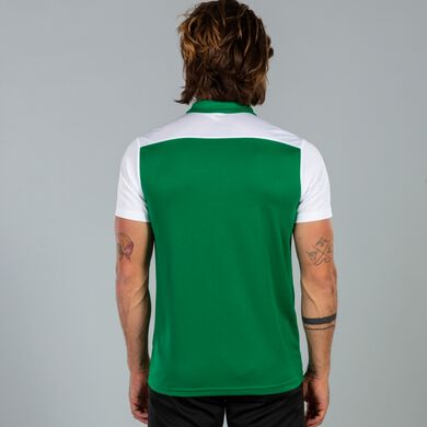 Polo manches courtes homme Hobby II vert blanc