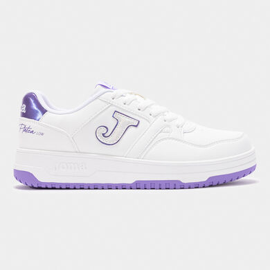 Zapatillas casual C.Platea Low Lady 25 mujer blanco morado