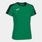 Maglia a manica corta donna Eco Championship verde nero
