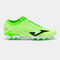 Football boots Evolution 25 artificial grass fluorescent green