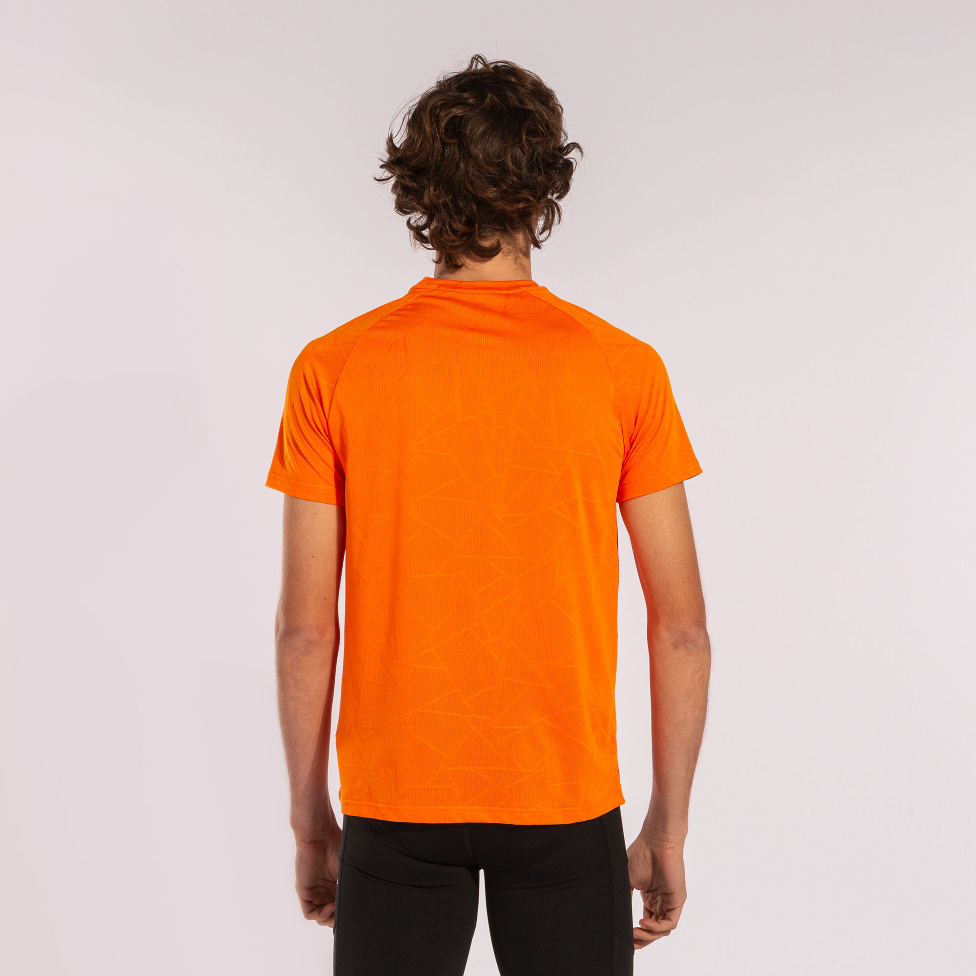 Shirt short sleeve man Elite IX orange