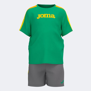 Ensemble junior Kids Camp vert gris