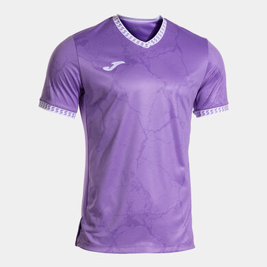 Camiseta manga corta hombre Gold VII violeta blanco