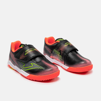 Zapatillas f&uacute;tbol sala Supercopa Jr 26 indoor junior negro