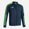 Jacket woman Elite XI navy blue fluorescent green