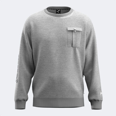 Sudadera hombre Urban Street gris melange