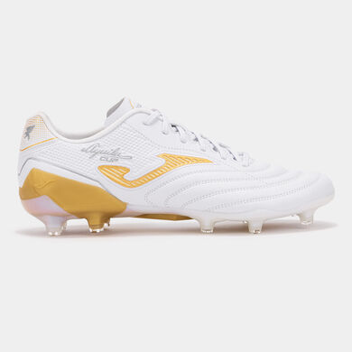 Botas f&uacute;tbol Aguila Cup 26 terreno firme FG blanco
