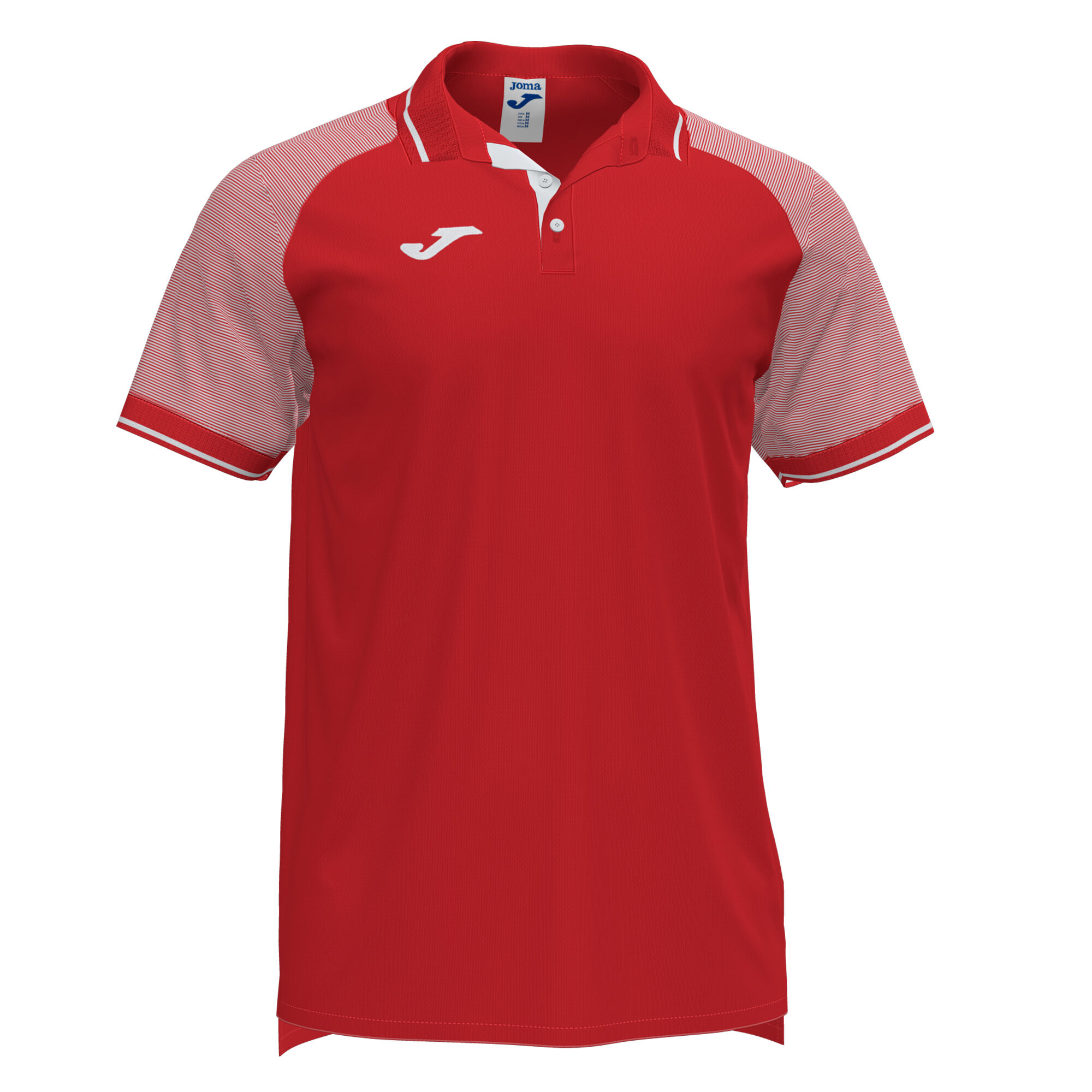 POLO MANCHES COURTES HOMME ESSENTIAL II ROUGE BLANC