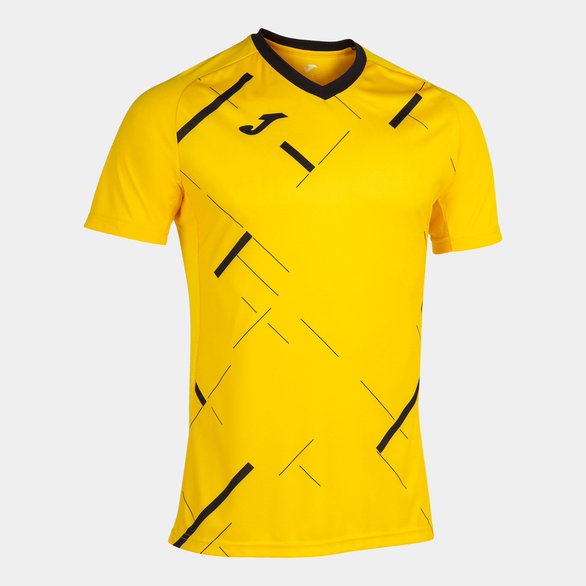 Fútbol, Camiseta Manga Corta Hombre Tiger Iv Amarillo Negro