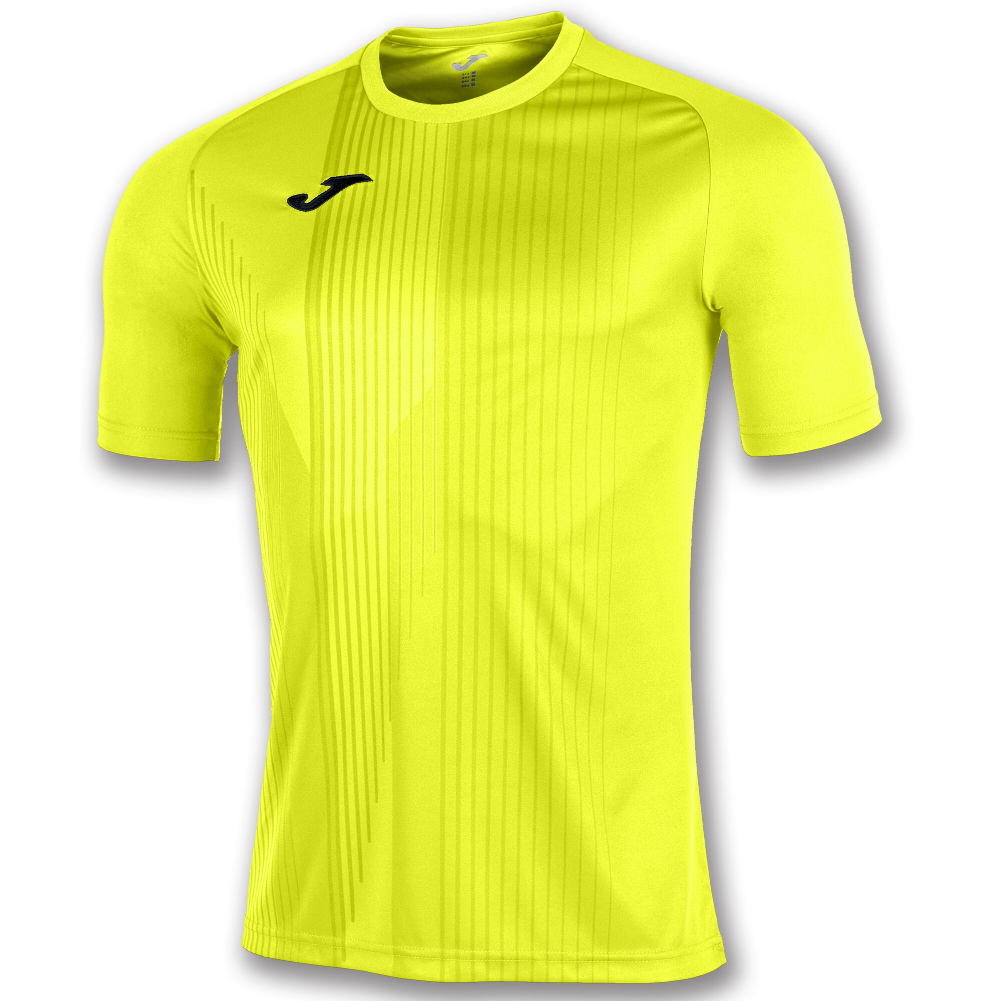 MAILLOT MANCHES COURTES HOMME TIGER JAUNE FLUO