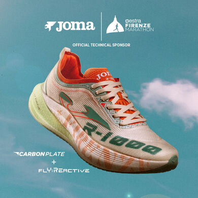 Running shoes R1000 24 Florence Marathon unisex beige