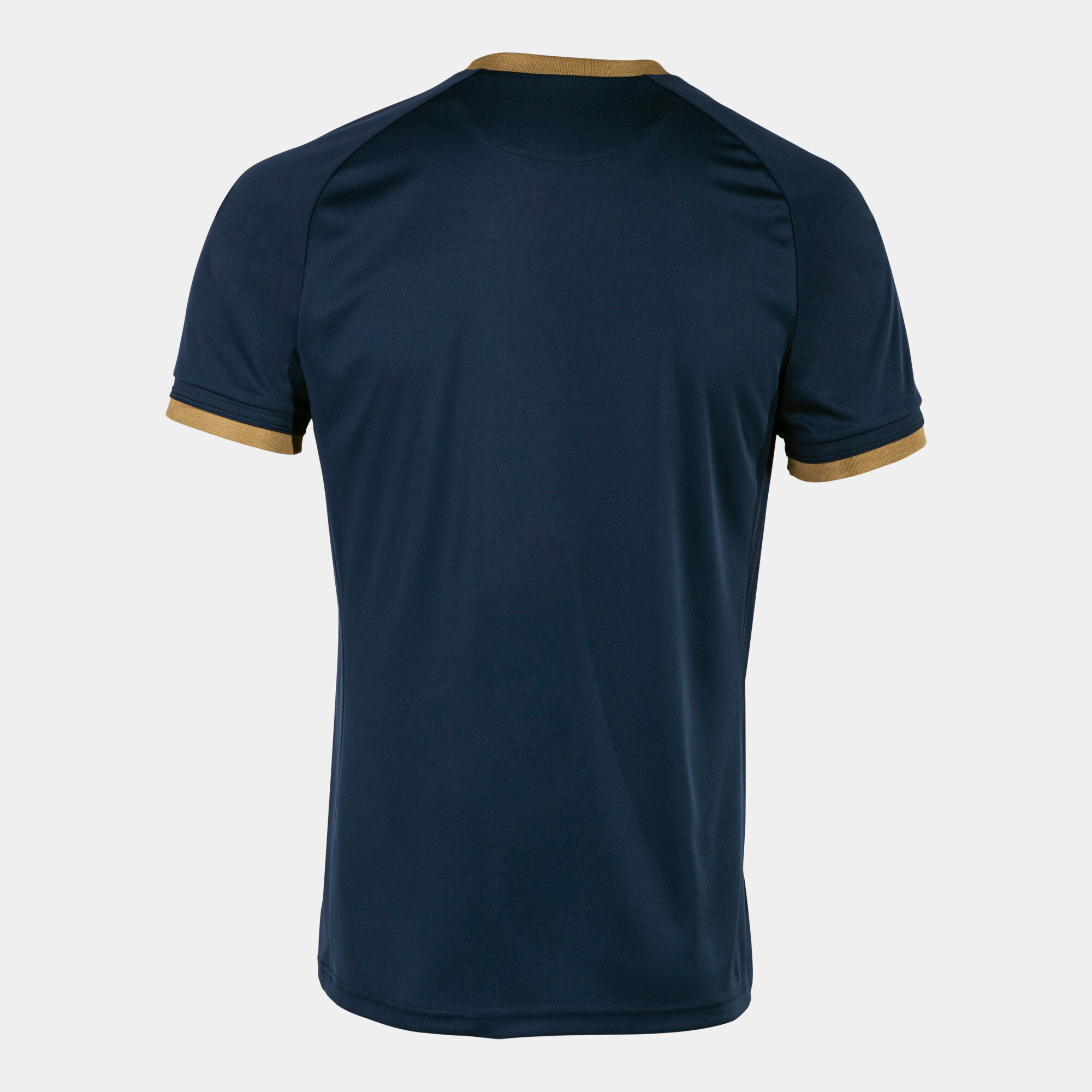 Shirt short sleeve man Gold V navy blue