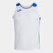 Tank top man Record II white royal blue