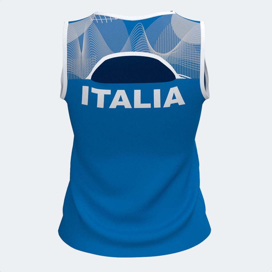 CAMISETA TIRANTES MUJER COMP. OFI. FED. ITALIA TENIS Y PADEL
